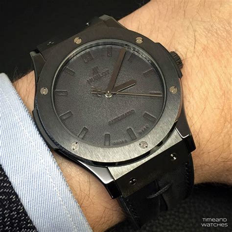 hublot classic fusion berluti all black price|Hublot Classic Fusion Review [2022]: The Titanium 45mm .